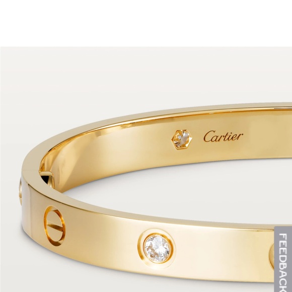 Cartier D’Amour earrings and Love bracelet 4 diamonds - Picture 17 of 17